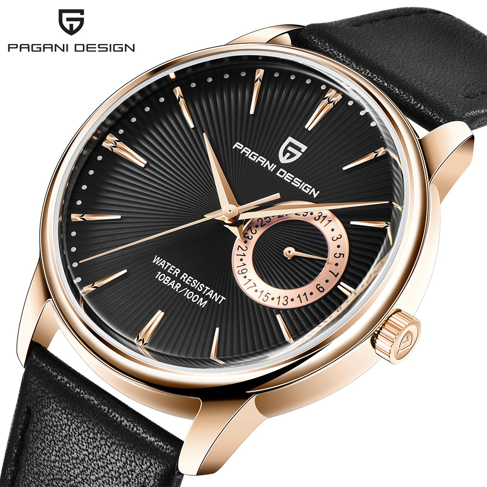 Bojiani New Cross-Border Watch Men’s Quartz Watch Men’s Watch Waterproof Fashion Genuine Leather Men’s Watch Watch1654 zybercart.com