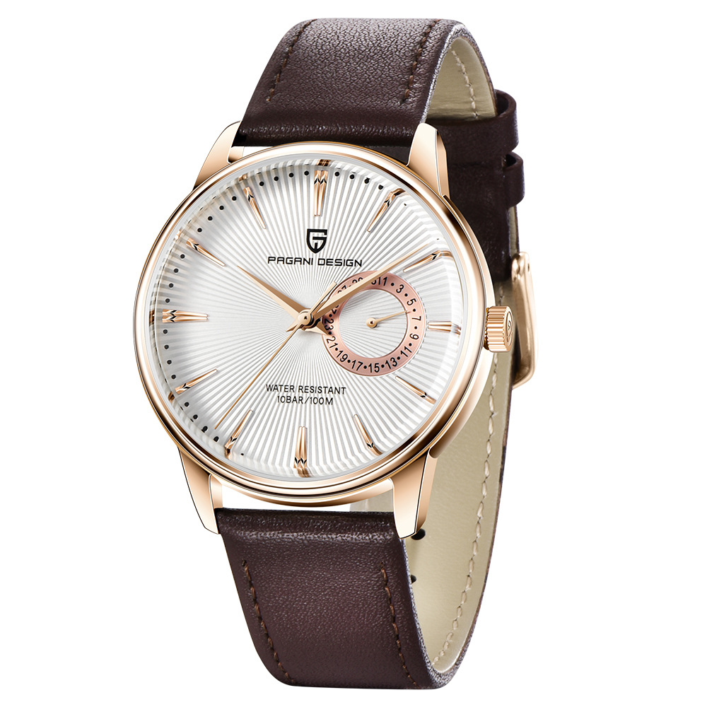 Bojiani New Cross-Border Watch Men’s Quartz Watch Men’s Watch Waterproof Fashion Genuine Leather Men’s Watch Watch1654 zybercart.com