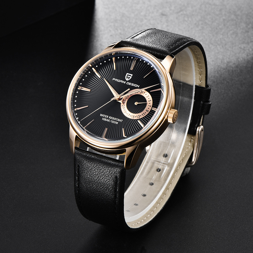 Bojiani New Cross-Border Watch Men’s Quartz Watch Men’s Watch Waterproof Fashion Genuine Leather Men’s Watch Watch1654 zybercart.com