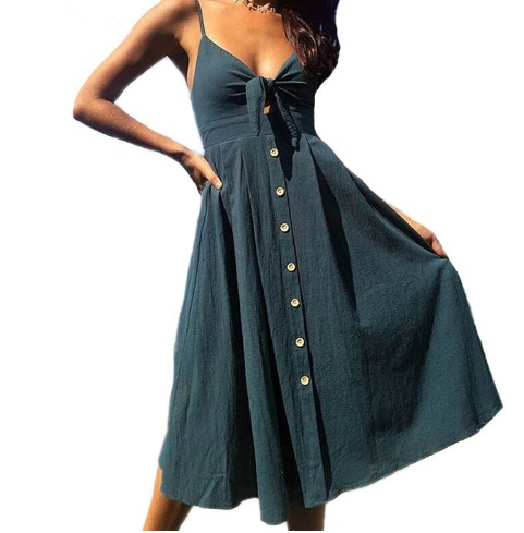 Women Summer Dresses Sleeveless Backless Strap Long Close-fitting Sheath Female Party Evening Dresses Vestidos zybercart.com Women's Fashion