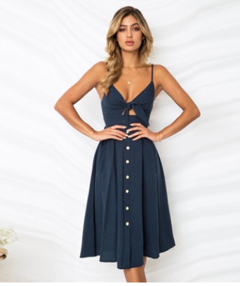 Women Summer Dresses Sleeveless Backless Strap Long Close-fitting Sheath Female Party Evening Dresses Vestidos zybercart.com Women's Fashion