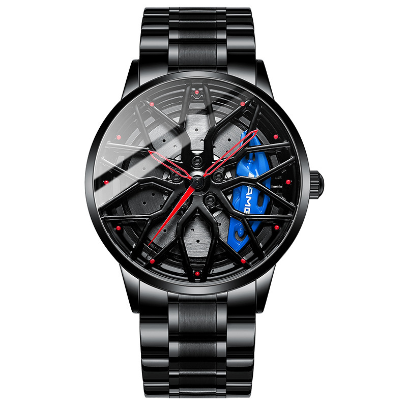 SVJ dropshipping men’s watch high-end authentic wheel watch three-dimensional hollow C63 forged men’s watch quartz watch zybercart.com