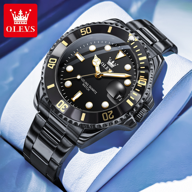 One piece of Oris watch green waterproof ghost quartz watch Douyin live broadcast fashion trendy brand men’s watch men’s watch zybercart.com