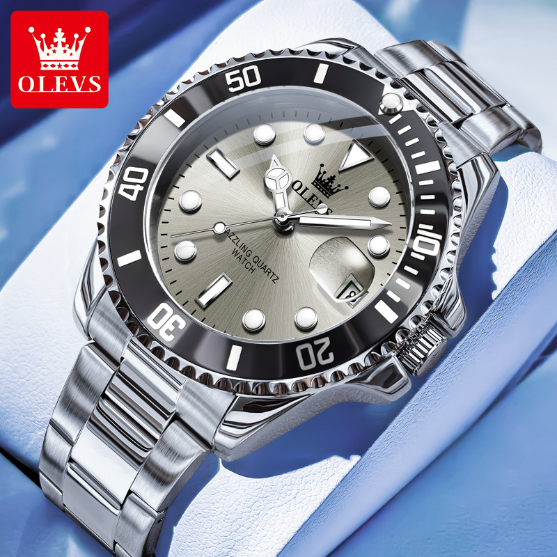 One piece of Oris watch green waterproof ghost quartz watch Douyin live broadcast fashion trendy brand men’s watch men’s watch zybercart.com