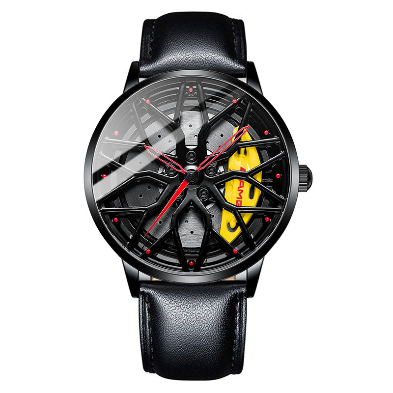 SVJ dropshipping men’s watch high-end authentic wheel watch three-dimensional hollow C63 forged men’s watch quartz watch zybercart.com