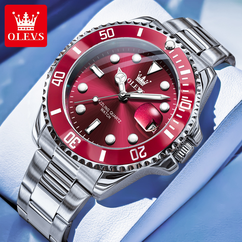 One piece of Oris watch green waterproof ghost quartz watch Douyin live broadcast fashion trendy brand men’s watch men’s watch zybercart.com