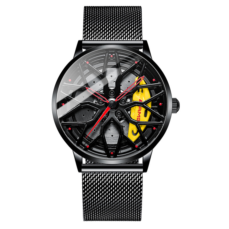 SVJ dropshipping men’s watch high-end authentic wheel watch three-dimensional hollow C63 forged men’s watch quartz watch zybercart.com