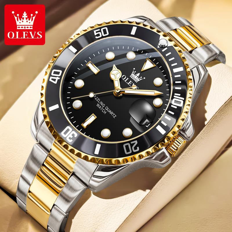 One piece of Oris watch green waterproof ghost quartz watch Douyin live broadcast fashion trendy brand men’s watch men’s watch zybercart.com