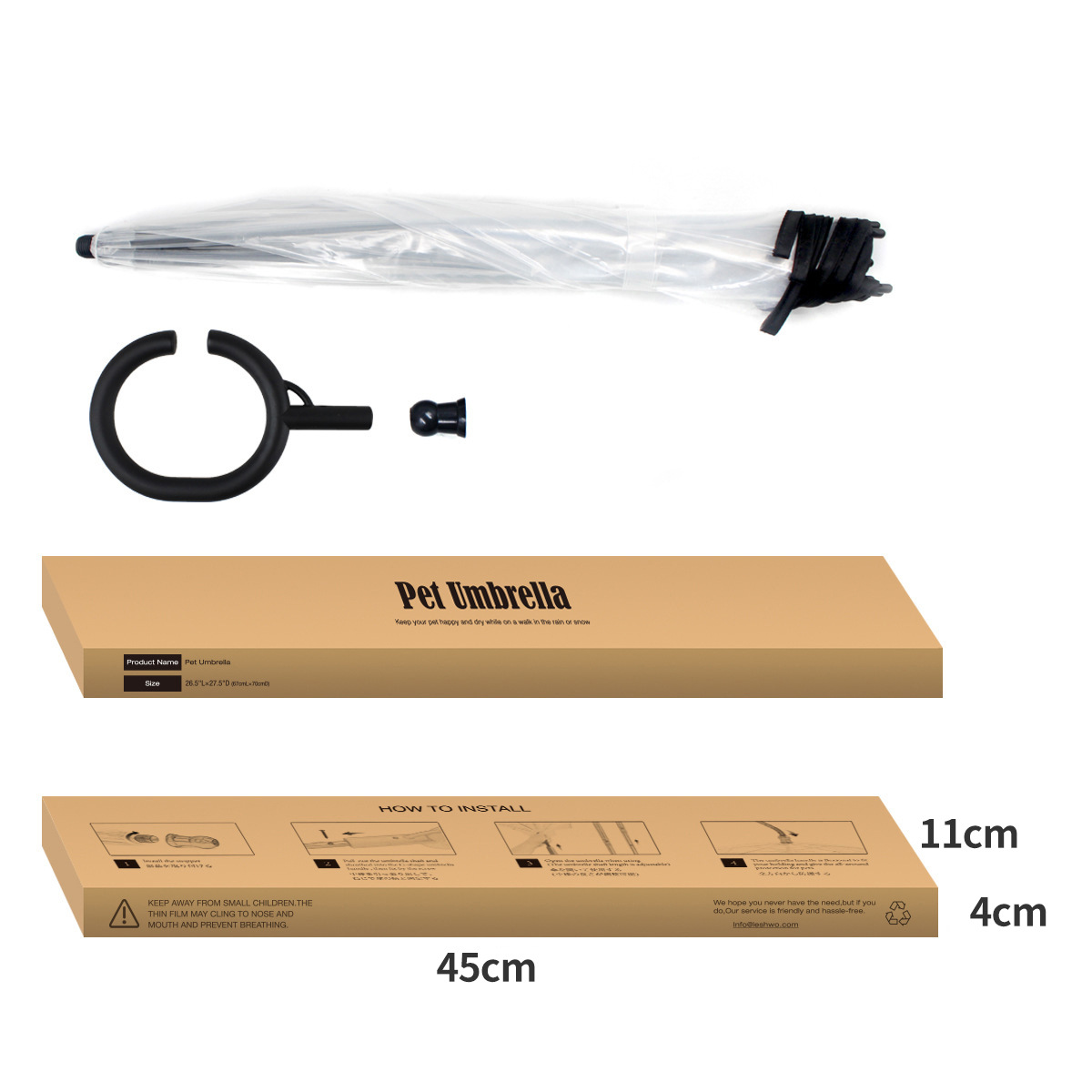 Transparent Pet Umbrella Dog C-shaped Umbrella Pet Products Factory Direct Sales Adjustable Rainy Day Dog Walking Leash zybercart.com Transparent Pet Umbrella Dog C-shaped Umbrella Pet Products Factory Direct Sales Adjustable Rainy Day Dog Walking Leash zybercart.com Extras