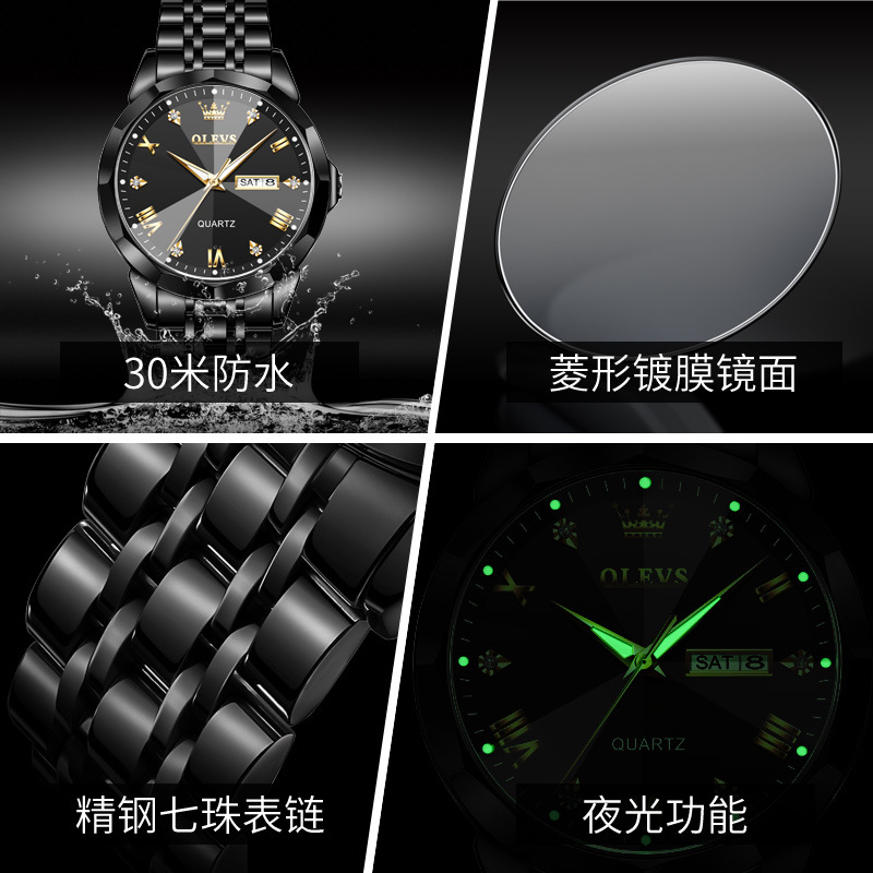 Star Julian Cheung endorses Oris brand watch business dual calendar quartz watch waterproof men’s watch men’s watch zybercart.com