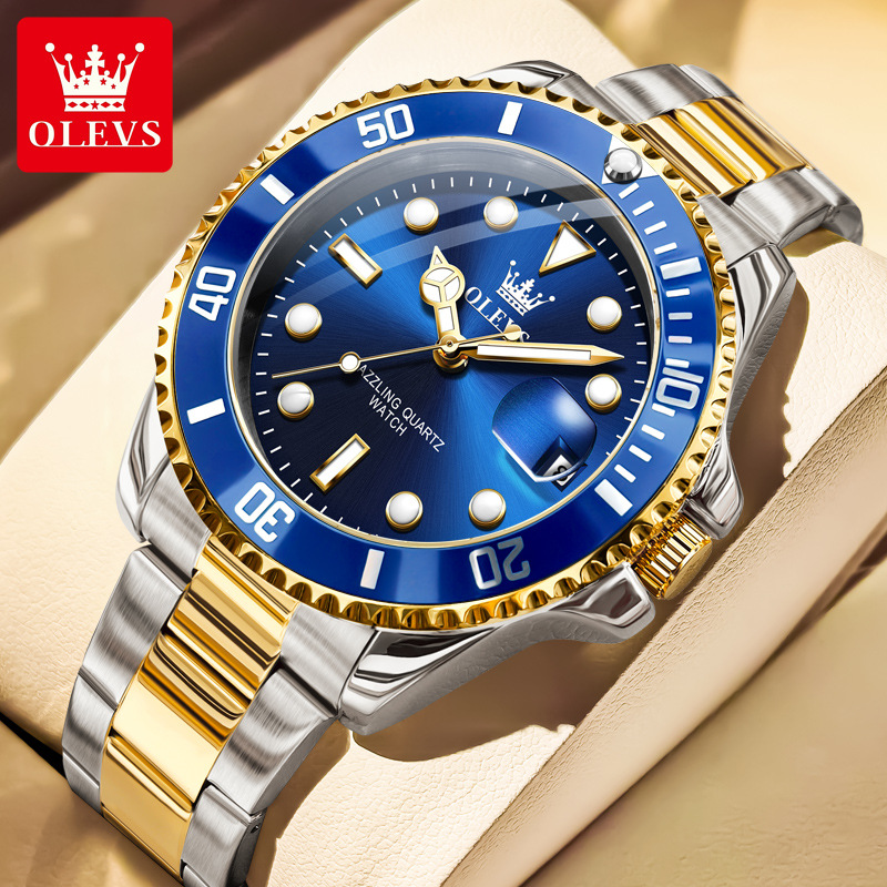 One piece of Oris watch green waterproof ghost quartz watch Douyin live broadcast fashion trendy brand men’s watch men’s watch zybercart.com