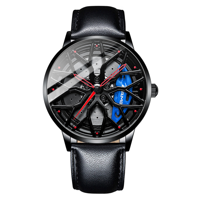 SVJ dropshipping men’s watch high-end authentic wheel watch three-dimensional hollow C63 forged men’s watch quartz watch zybercart.com