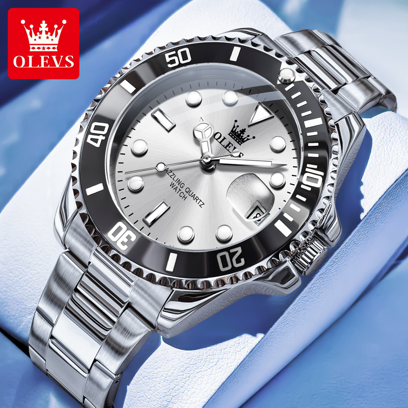 One piece of Oris watch green waterproof ghost quartz watch Douyin live broadcast fashion trendy brand men’s watch men’s watch zybercart.com