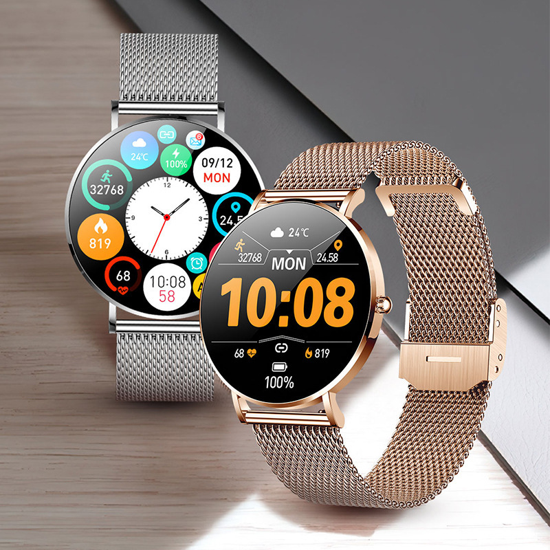 New T8 ultra-thin smart watch women’s 1.36-inch screen always on 360*360 high-definition pixel watch zybercart.com
