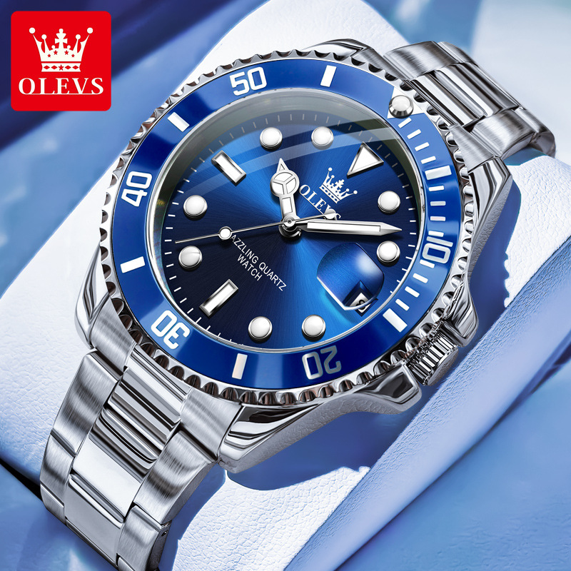 One piece of Oris watch green waterproof ghost quartz watch Douyin live broadcast fashion trendy brand men’s watch men’s watch zybercart.com