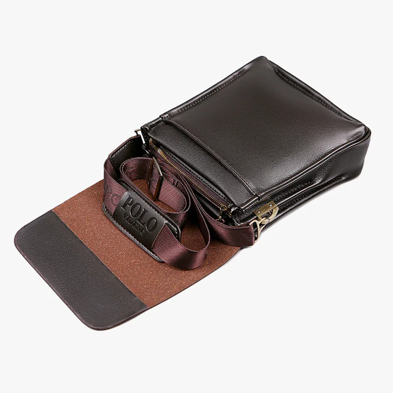 The leisure business single shoulder bag Polo vertical bag man trend inclined shoulder bag zybercart.com Bags