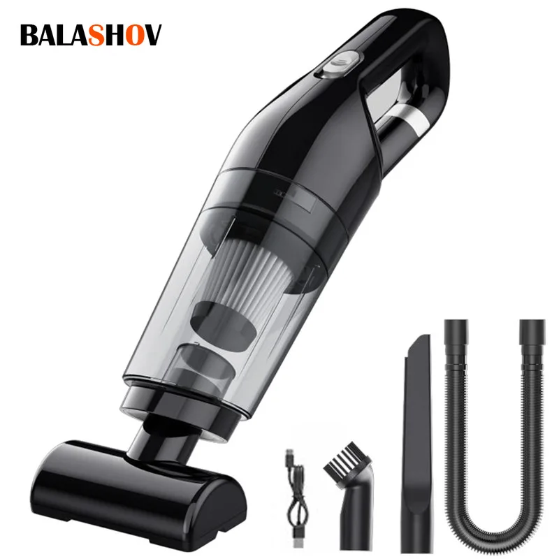 Handheld Home Vacuum Cleaner Rechargeable Portable Vacuum Cleaner Car Home Dual Purpose Wireless Dust Catcher Pet Hair 10000PA zybercart.com