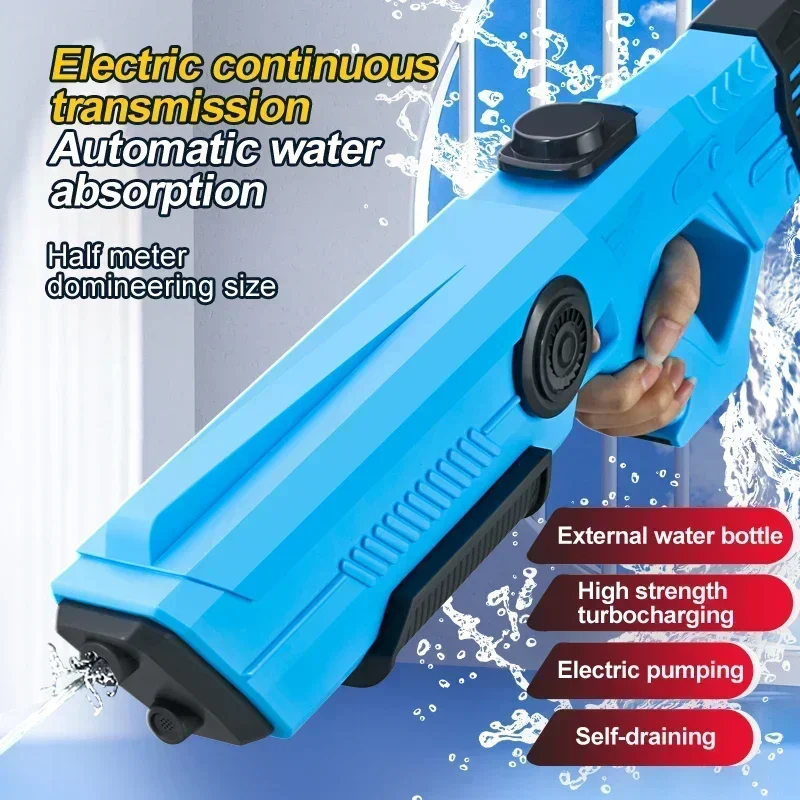 Electric Automatic Water Storage Gun Toys Portable Children Summer Beach Outdoor Fight Fantasy Spray Gun Toys Boy Kid Adult Game zybercart.com Electric Automatic Water Storage Gun Toys Portable Children Summer Beach Outdoor Fight Fantasy Spray Gun Toys Boy Kid Adult Game zybercart.com Extras