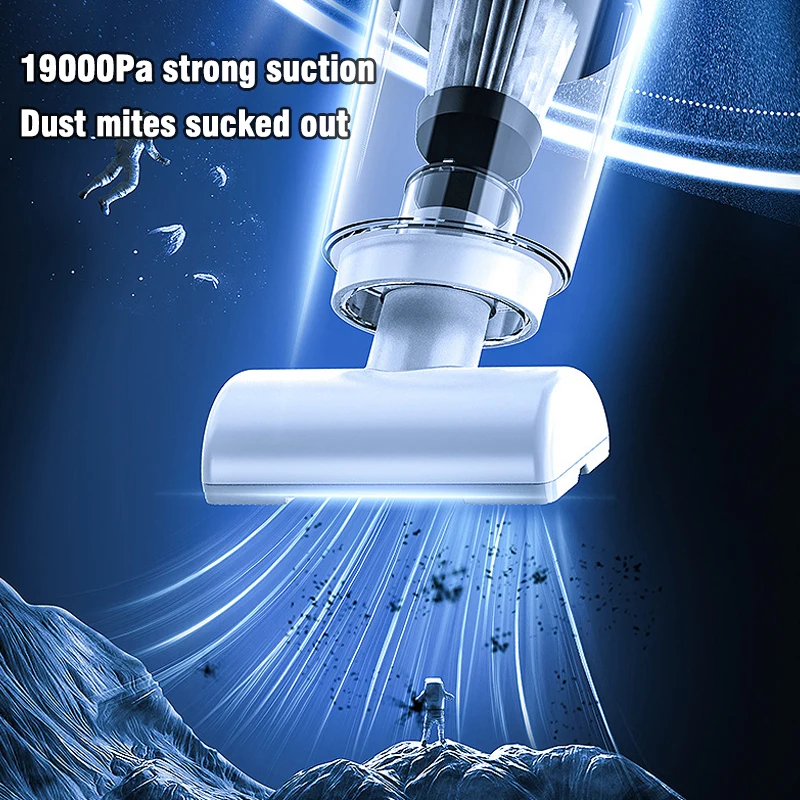 Handheld Home Vacuum Cleaner Rechargeable Portable Vacuum Cleaner Car Home Dual Purpose Wireless Dust Catcher Pet Hair 10000PA zybercart.com