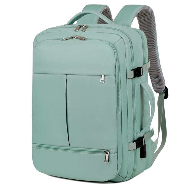 Large Capacity Backpack For Women Men Multiple Pockets And Zippers Versatile Computer Bags Business Travel Backpack zybercart.com Bags & Shoes