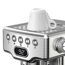 Geek Chef Espresso Machine, 20 Bar Espresso Machine With Milk Frother For Latte, Cappuccino, Macchiato, For Home Espresso Maker, 1.8L Water Tank, Stainless Steel, Ban On Amazon zybercart.com Devices