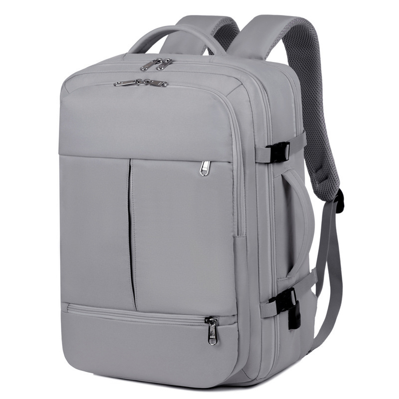 Large Capacity Backpack For Women Men Multiple Pockets And Zippers Versatile Computer Bags Business Travel Backpack zybercart.com Bags & Shoes