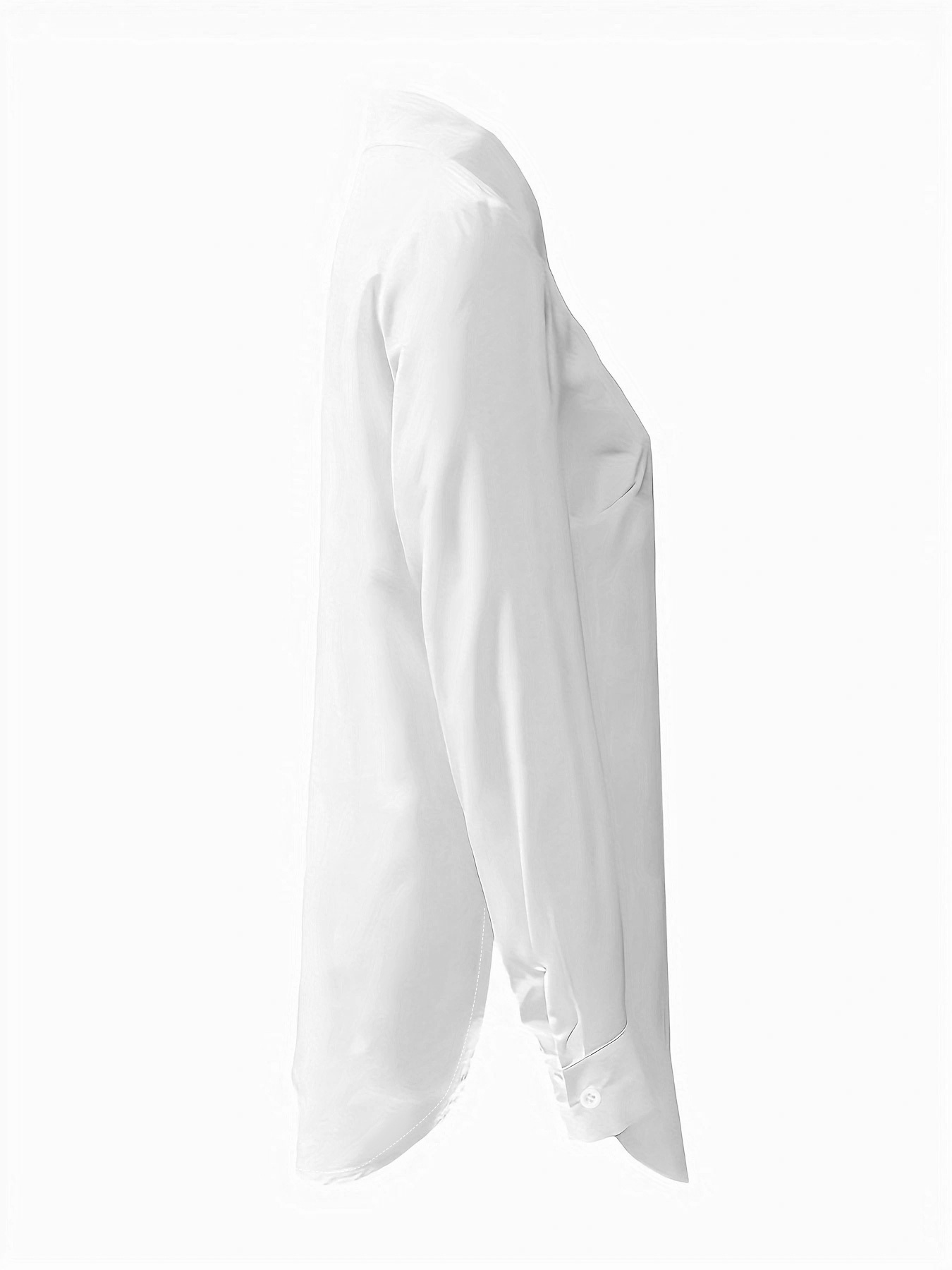 Long And Simple Casual Shirts Can Be Worn In Four Seasons. zybercart.com Fashion