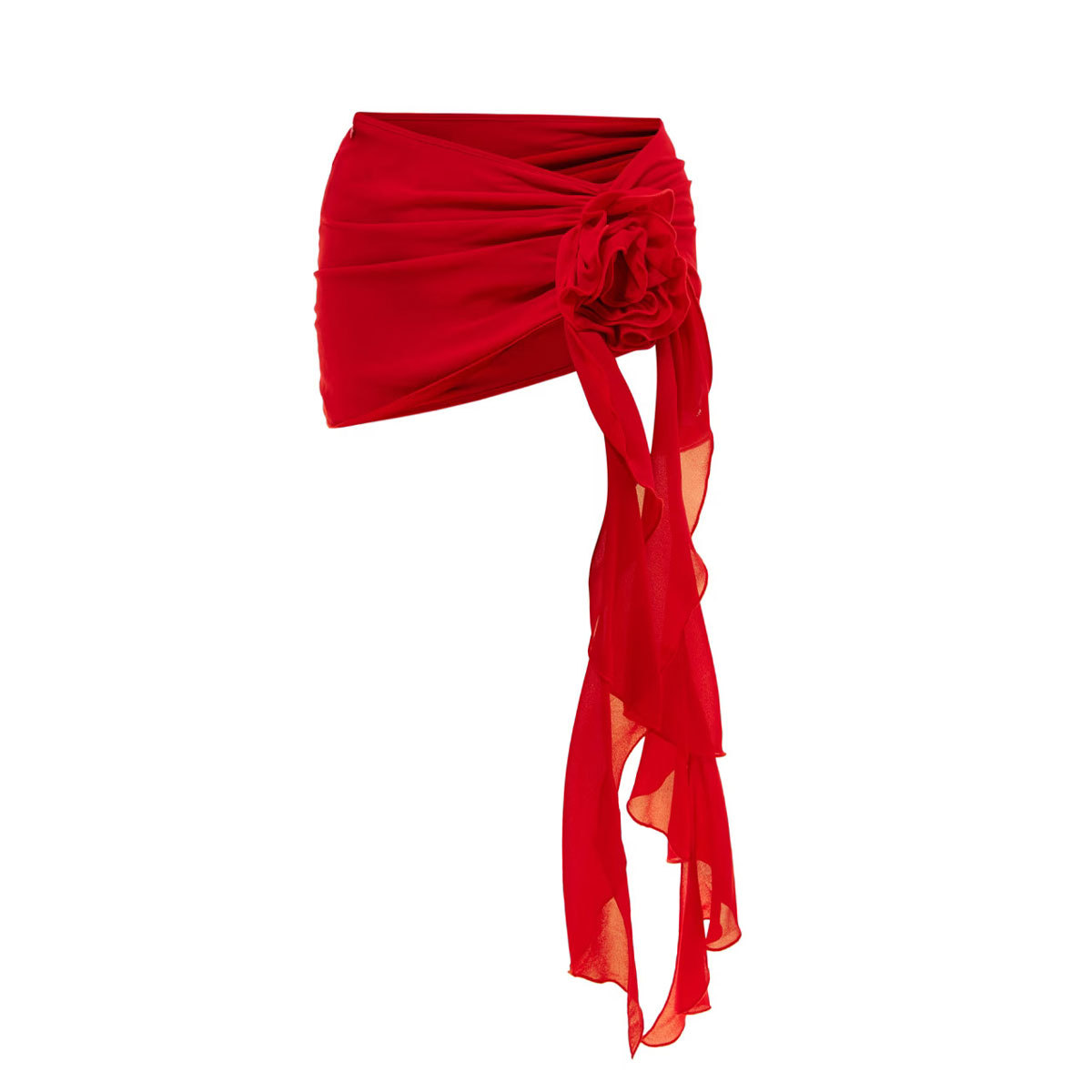 Solid Color Hollow Out One Piece Swimsuit Short Skirt Two-piece Set For Women zybercart.com Women's Fashion