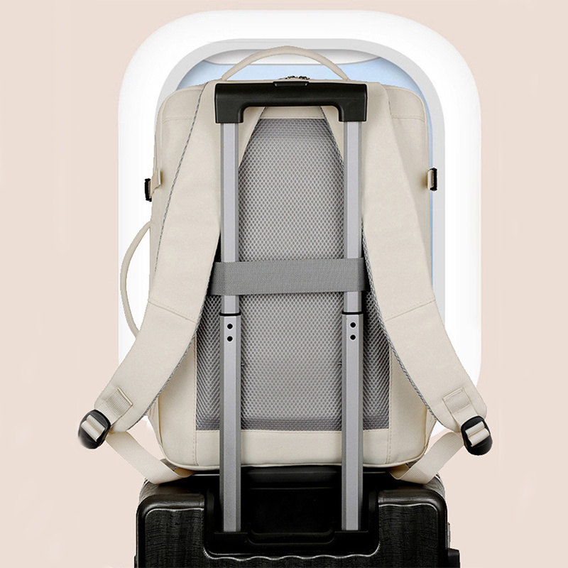 Large Capacity Backpack For Women Men Multiple Pockets And Zippers Versatile Computer Bags Business Travel Backpack zybercart.com Bags & Shoes